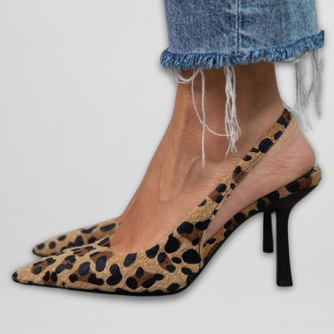 Delia | Leopard-Print Heels