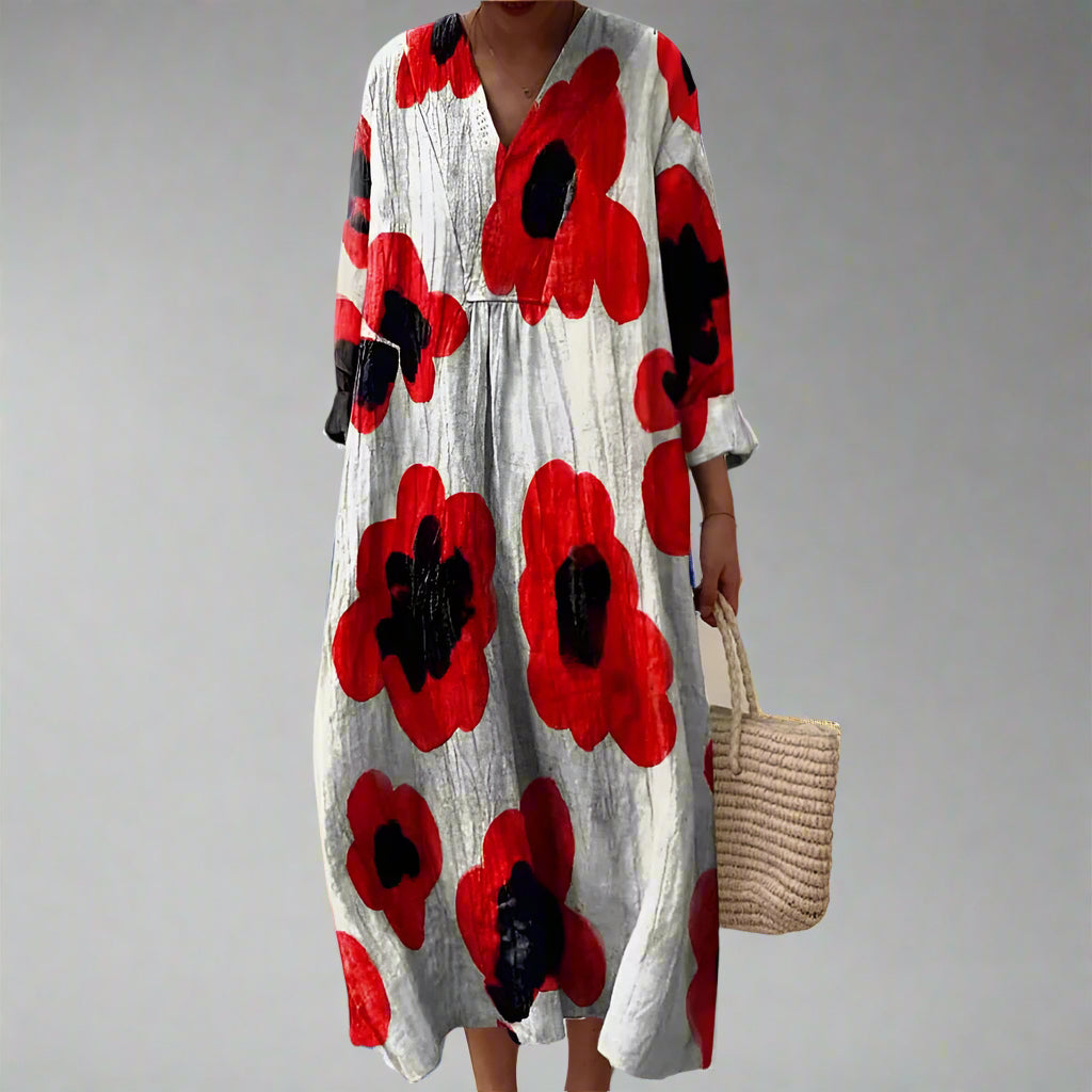 Martha | Elegant Geometric Dress