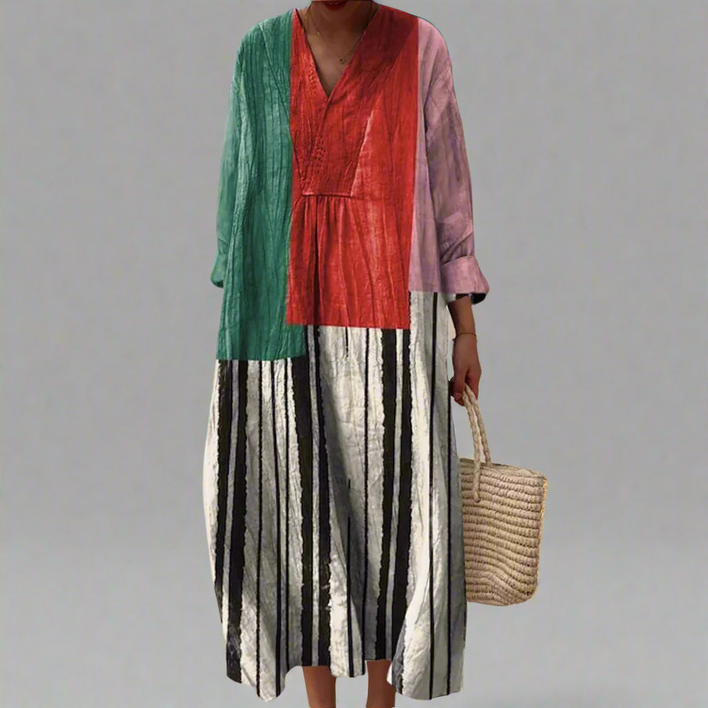 Rosalie | Elegant Geometric Dress