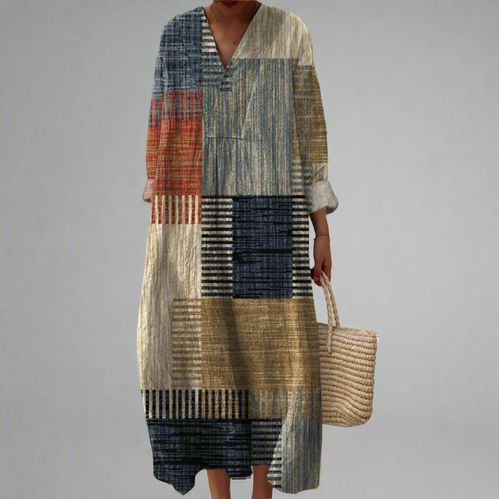 Julie | Elegant Geometric Dress