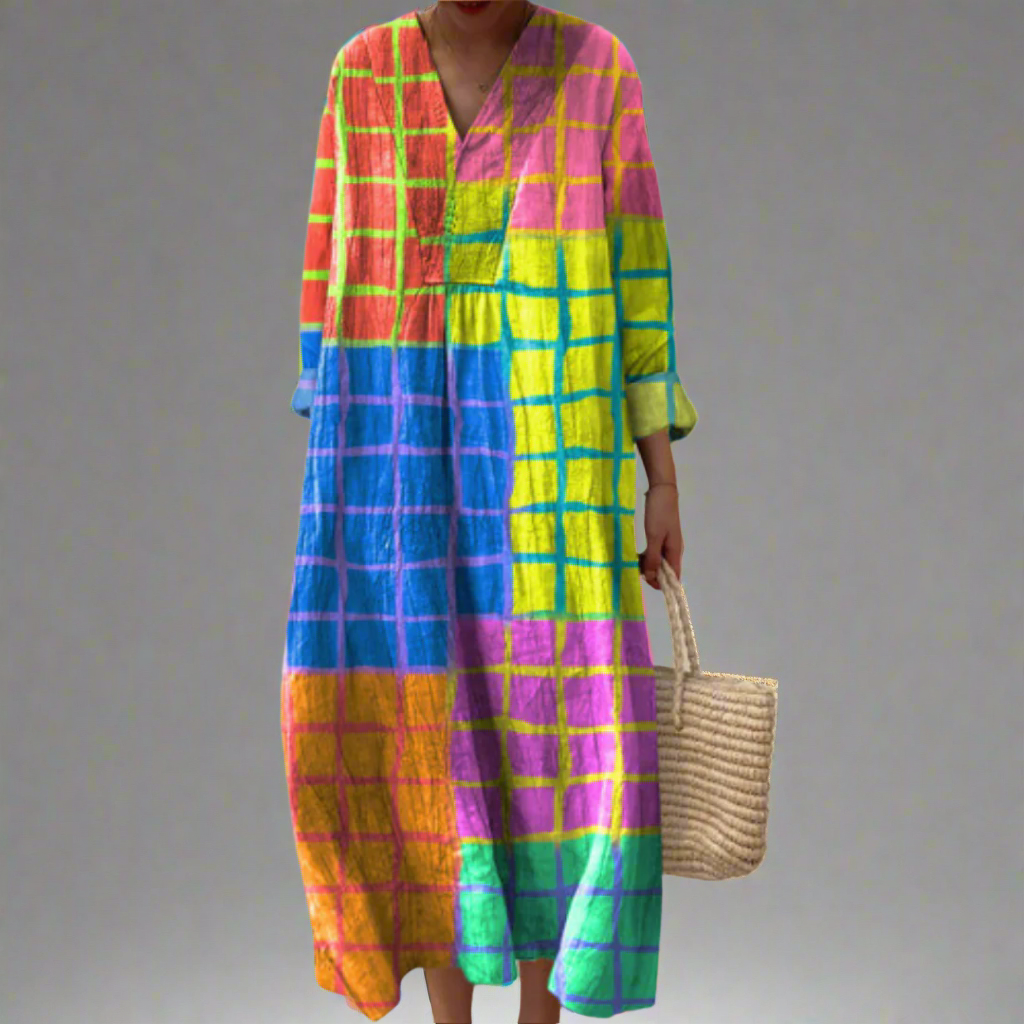 Charlotte | Elegant Geometric Dress