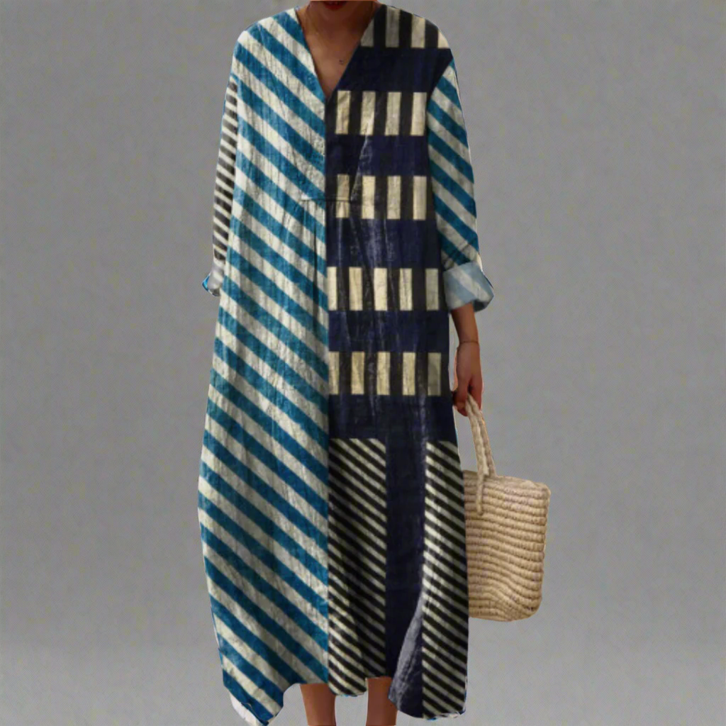 Elise | Elegant Geometric Dress