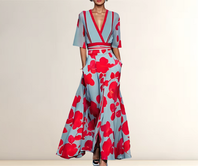 LUNA | ELEGANT LIGHT DRESS WITH SLEEVES