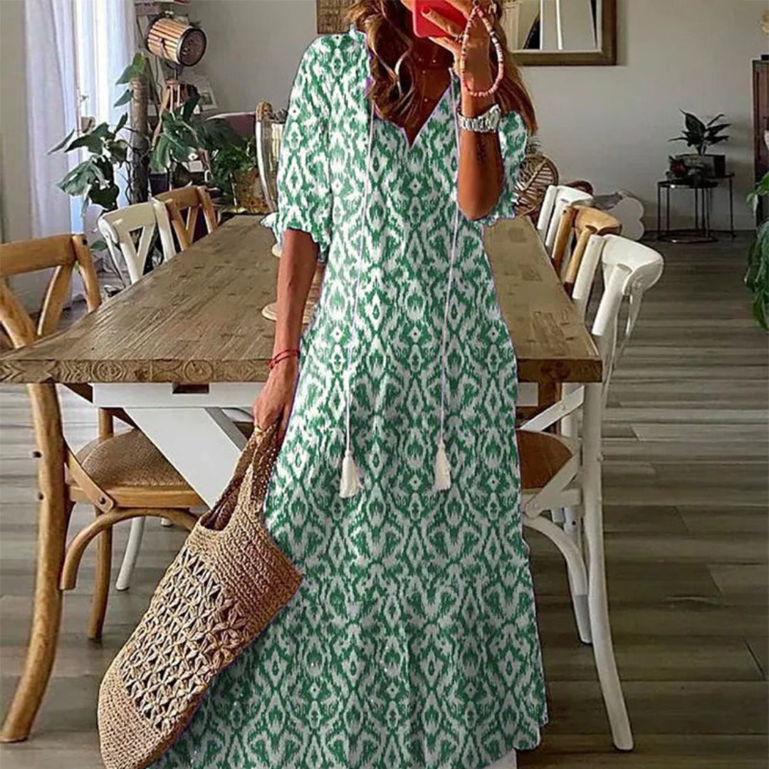 Marianne | Boho Belly-Covering Dress