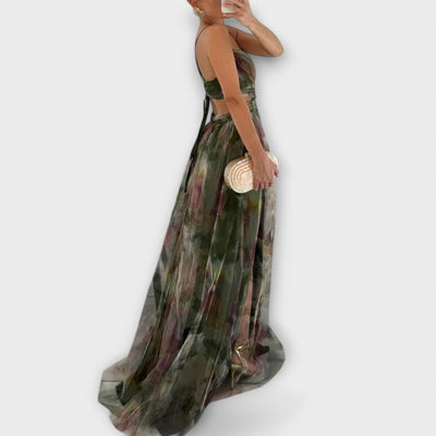 Davina | Maxi dress with fitted bodice