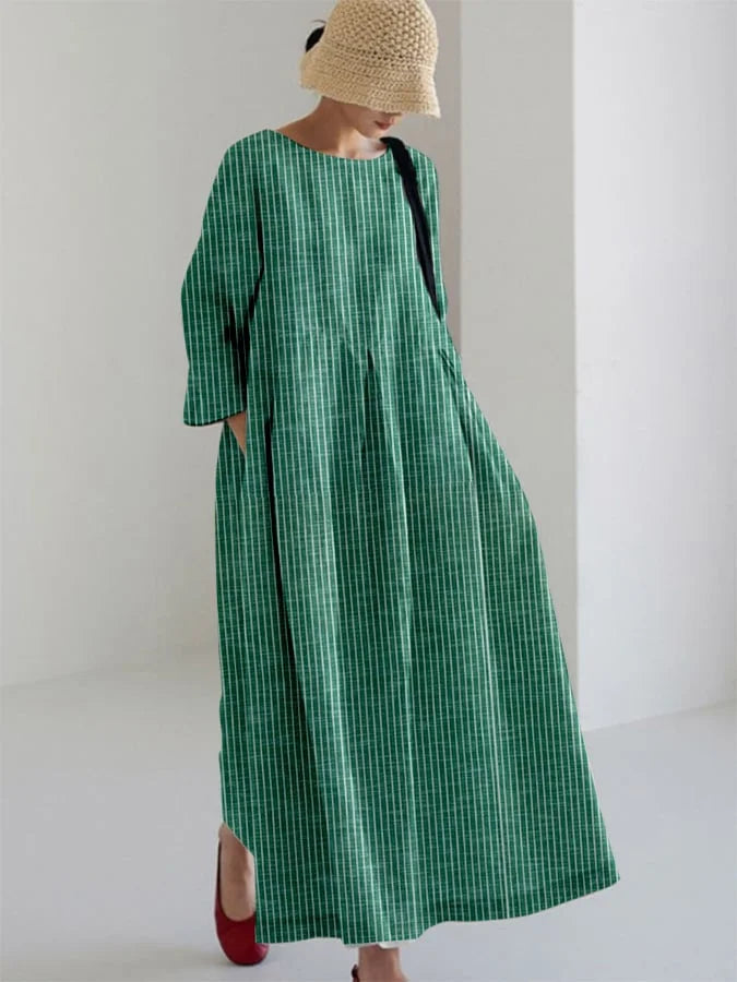 OLIVIA | VINTAGE STRIPED DRESS