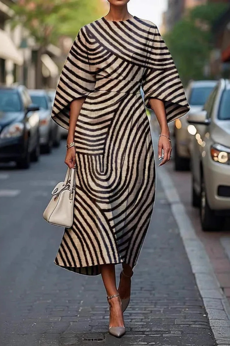 Melody | Elegant Dress with Round Neck