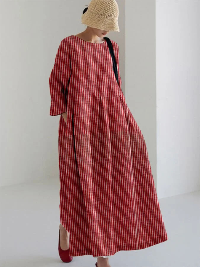 OLIVIA | VINTAGE STRIPED DRESS