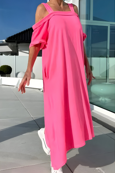 Mary | Long Off-Shoulder Summer Dress