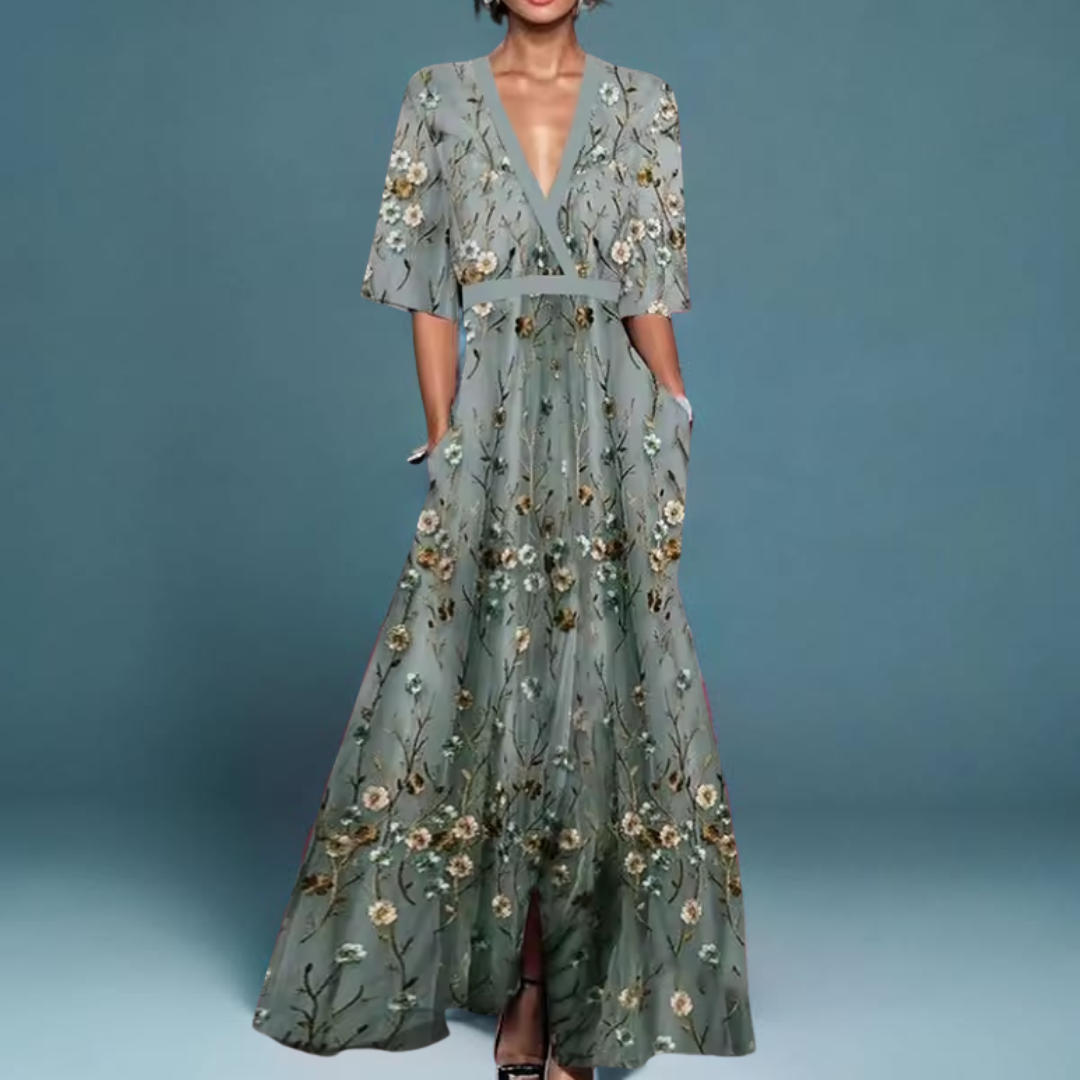 Maeve | Elegant Floral Wrap Dress