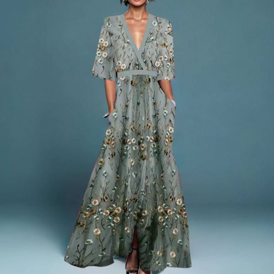 Maeve | Elegant Floral Wrap Dress