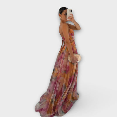 Davina | Maxi dress with fitted bodice