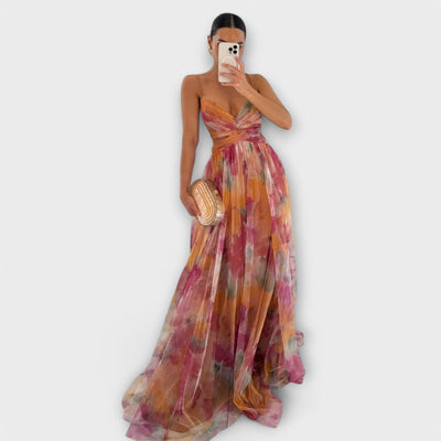 Davina | Maxi dress with fitted bodice