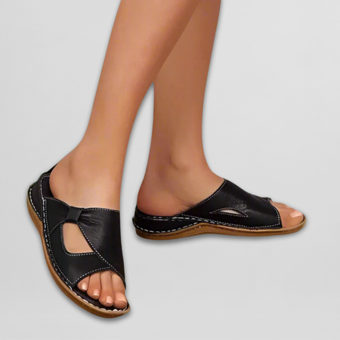 Ebru | Orthopaedic Leather Sandals