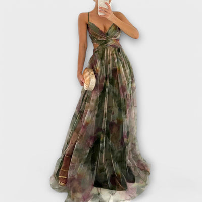 Davina | Maxi dress with fitted bodice