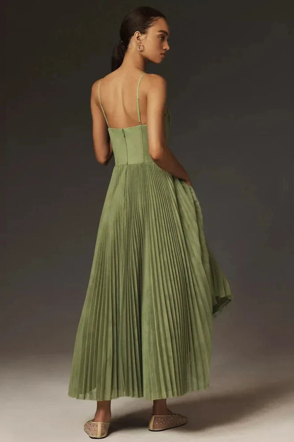 Catherine | Pleated Tulle Dress