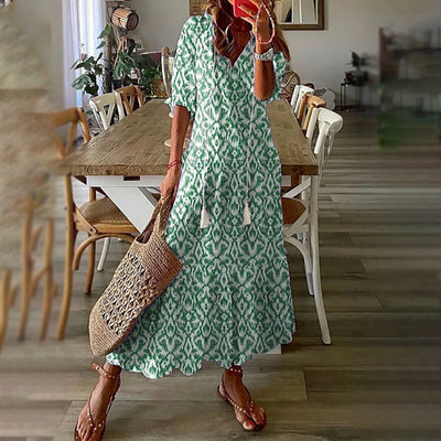 Juliette | Maxi Boho Dress with Elegant Retro Charm
