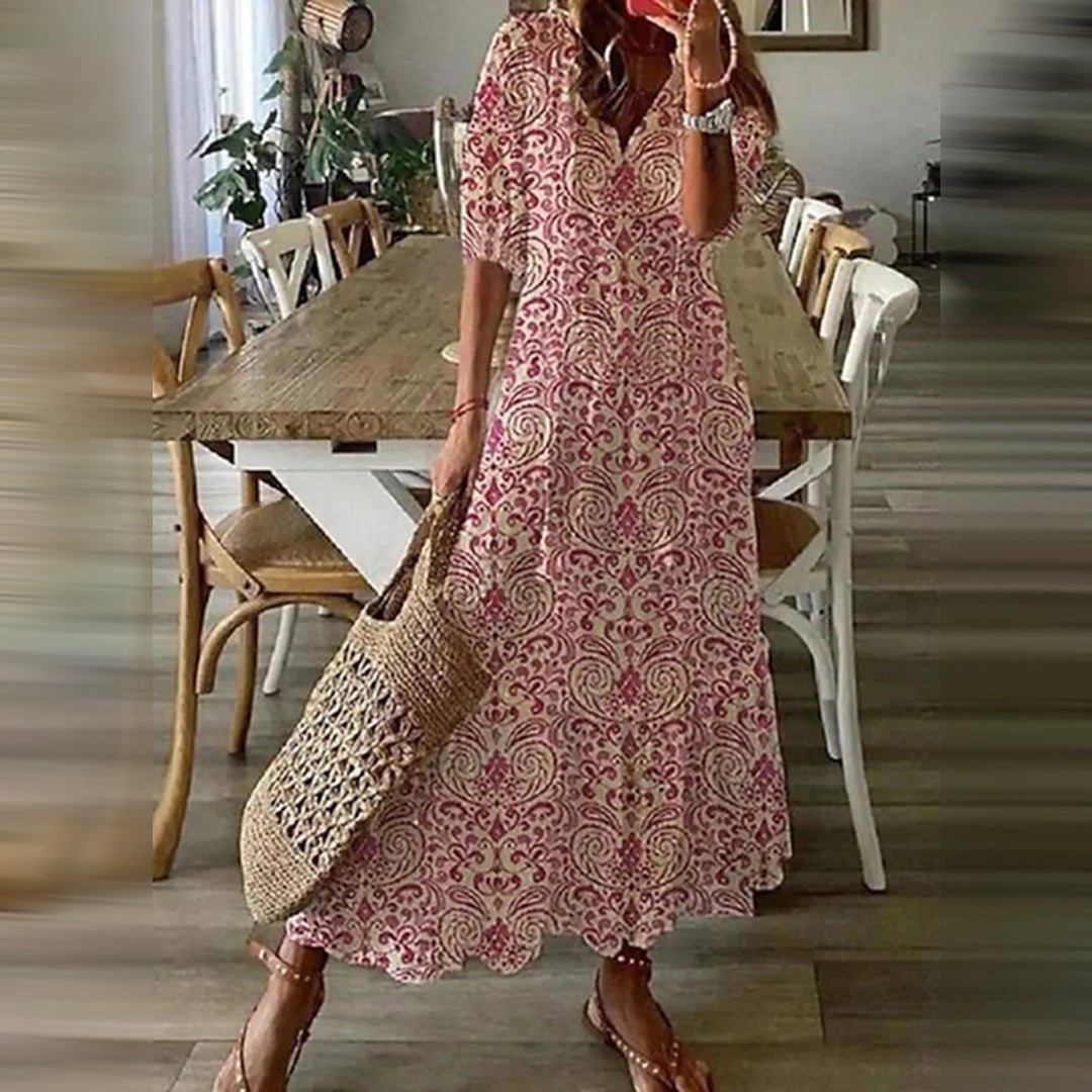 Juliette | Maxi Boho Dress with Elegant Retro Charm