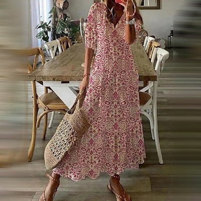 Juliette | Maxi Boho Dress with Elegant Retro Charm