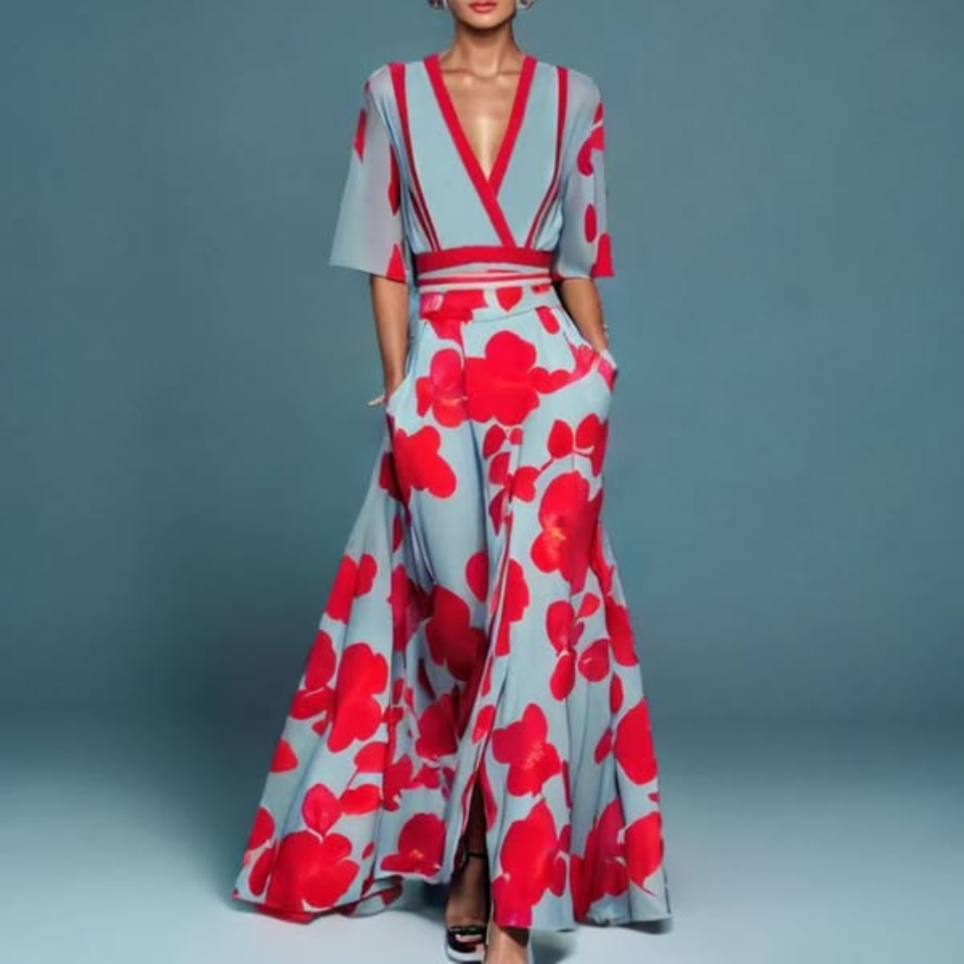 Maeve | Elegant Floral Wrap Dress