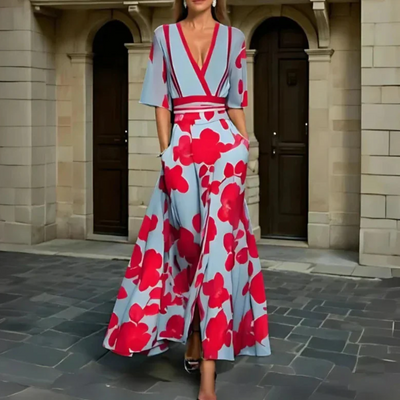 Maeve | Elegant Floral Wrap Dress