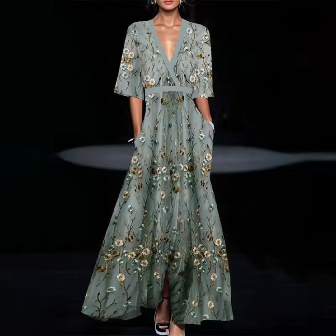 Maeve | Elegant Floral Wrap Dress