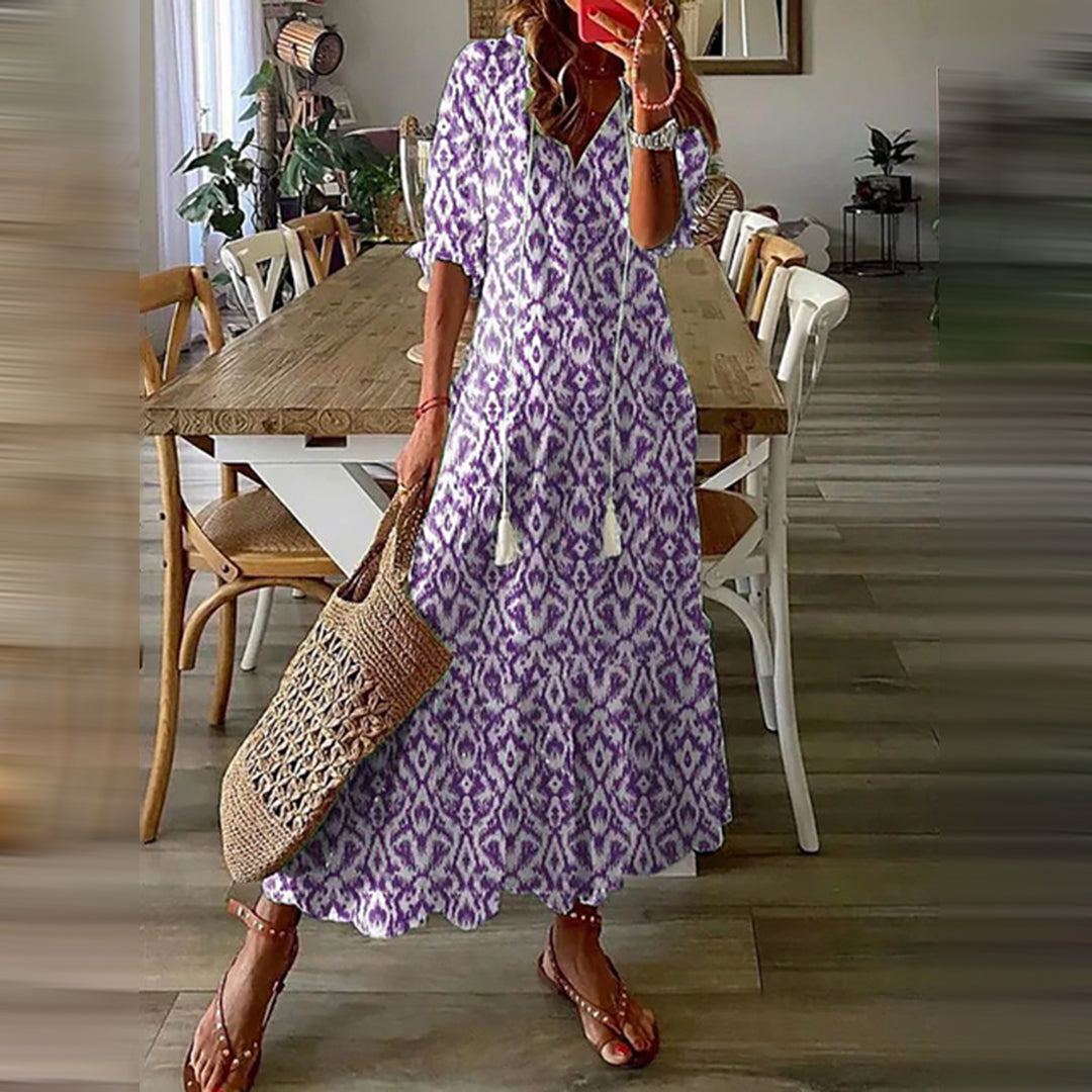 Juliette | Maxi Boho Dress with Elegant Retro Charm