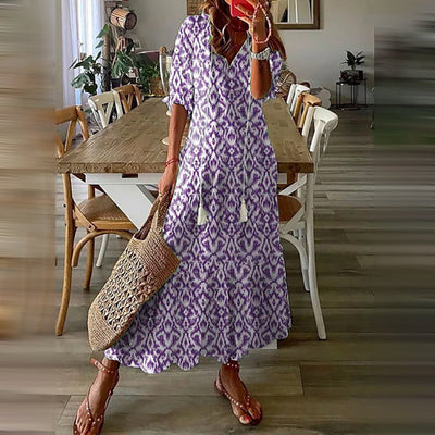 Juliette | Maxi Boho Dress with Elegant Retro Charm