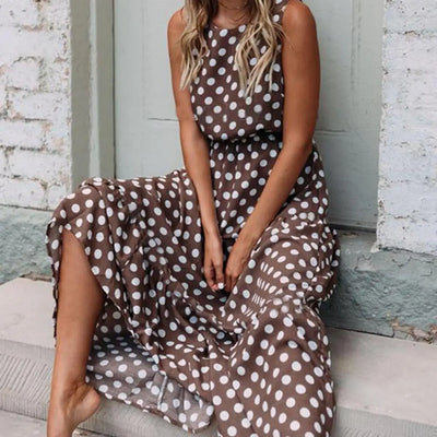 Sienna | Dotted Maxi Dress