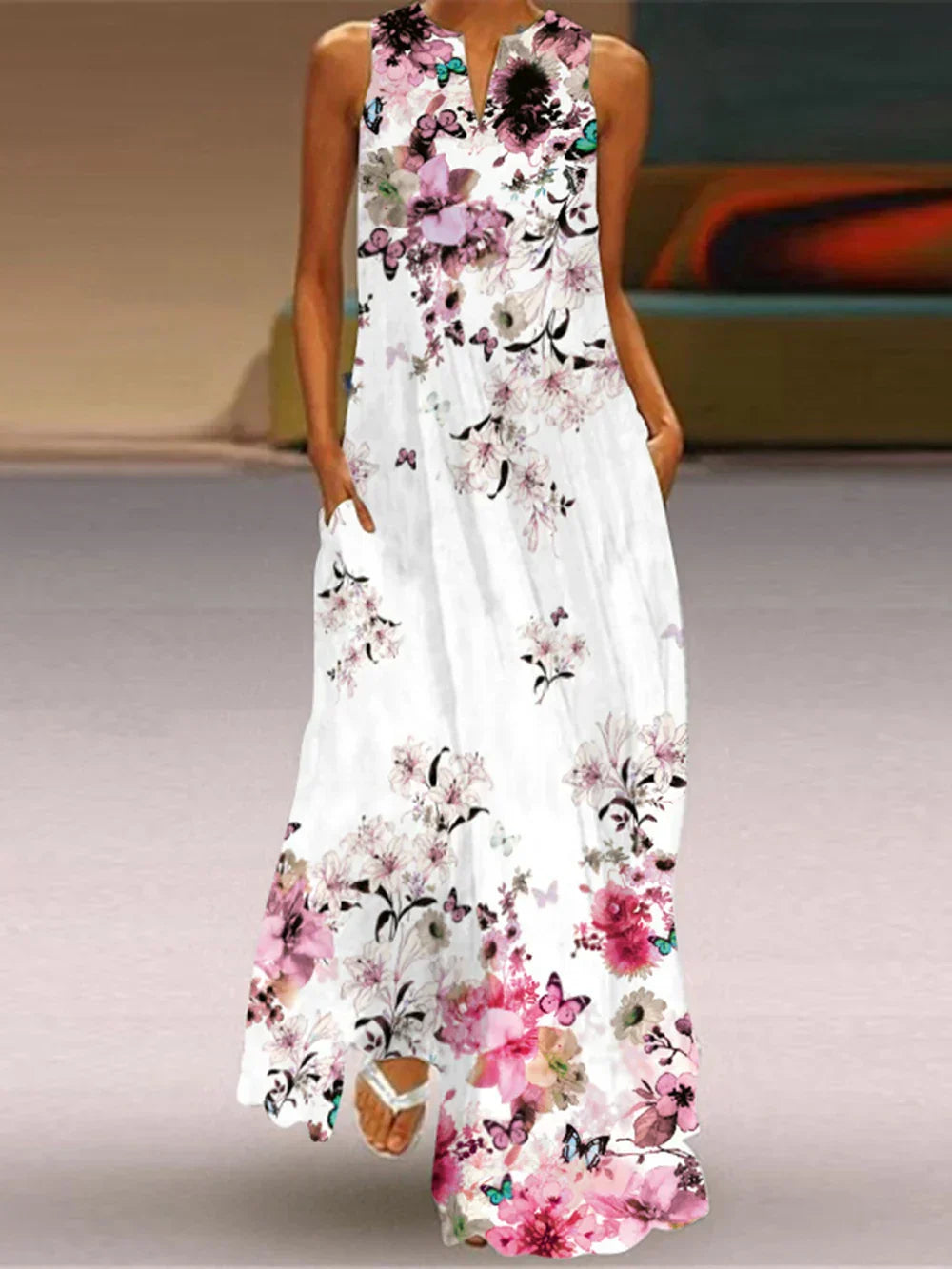 Aurelia | Butterfly Bloom A-Line Dress