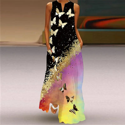 Aurelia | Butterfly Bloom A-Line Dress