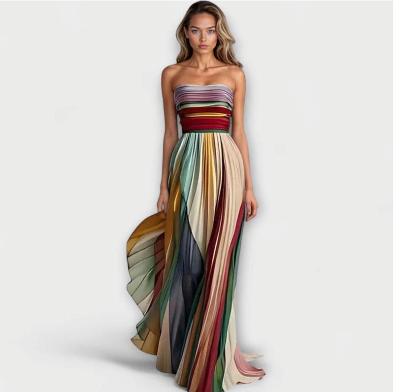 Flora | Colourful Sleeveless Dress
