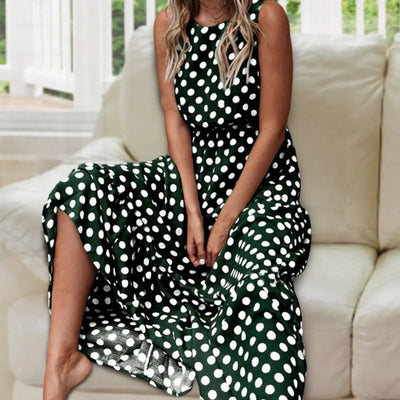 Sienna | Dotted Maxi Dress