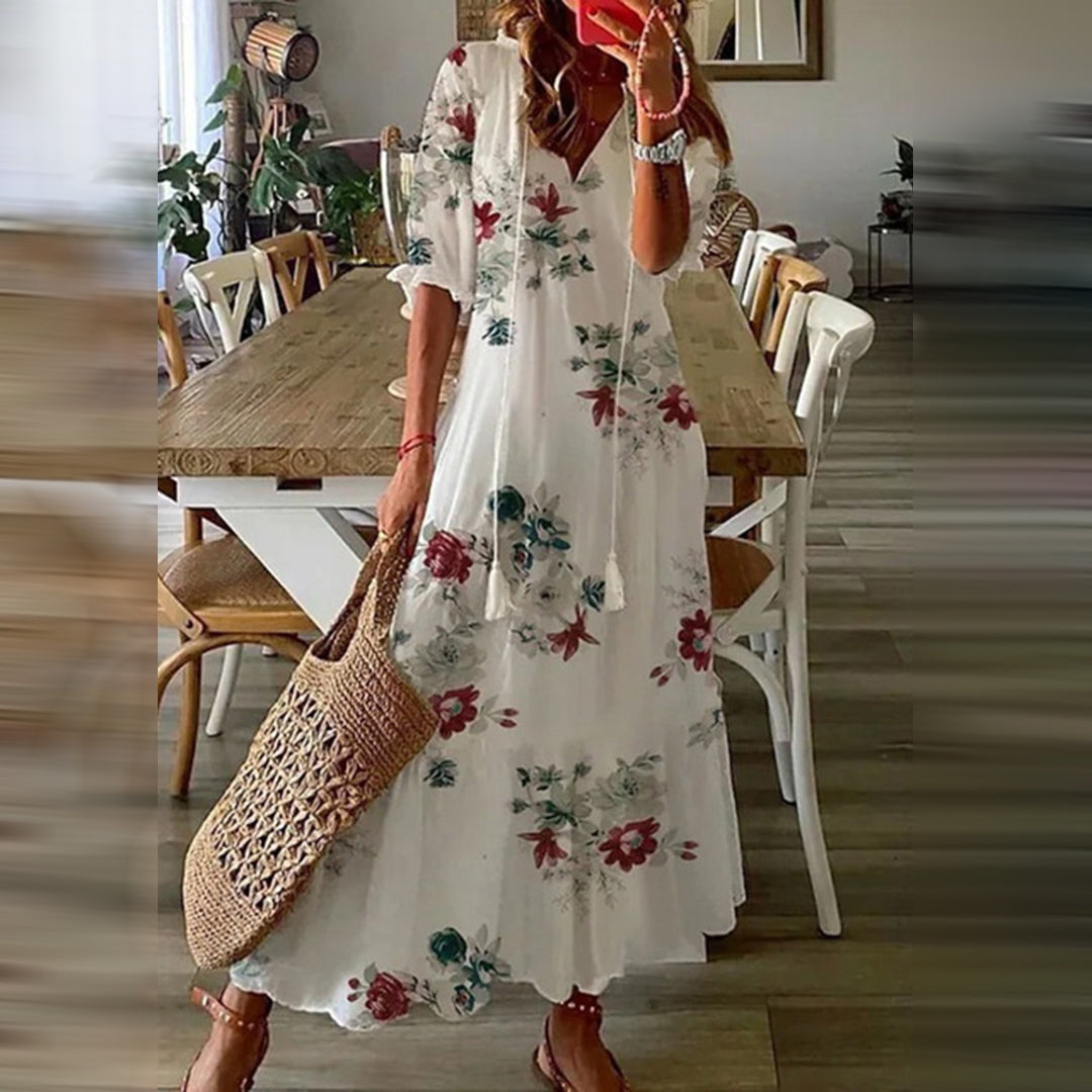 Juliette | Maxi Boho Dress with Elegant Retro Charm