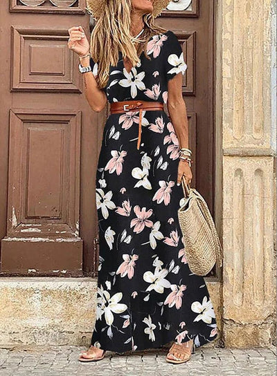 Luna | Elegant Bohemian Maxi Dress