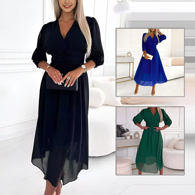 Chiara | Elegant Summer Dress Made from Ultra-Light Silk Chiffon