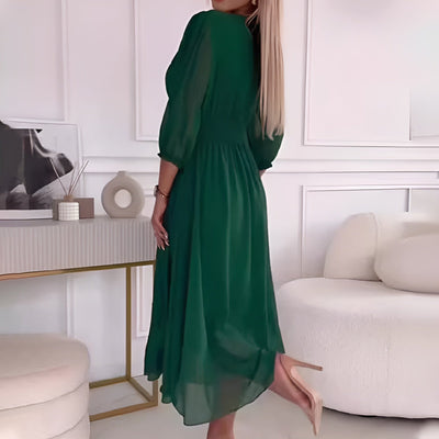 Chiara | Elegant Summer Dress Made from Ultra-Light Silk Chiffon