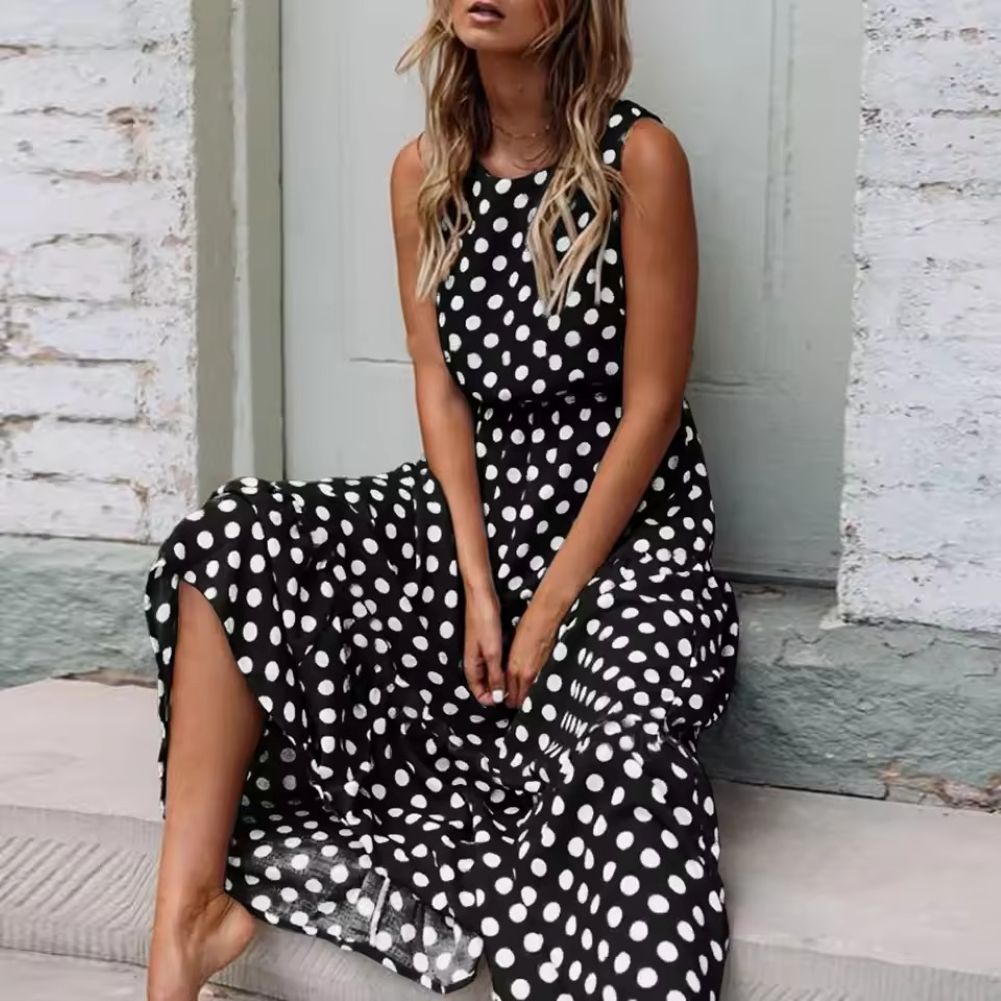 Sienna | Dotted Maxi Dress