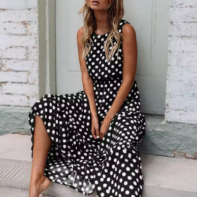 Sienna | Dotted Maxi Dress
