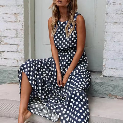 Sienna | Dotted Maxi Dress