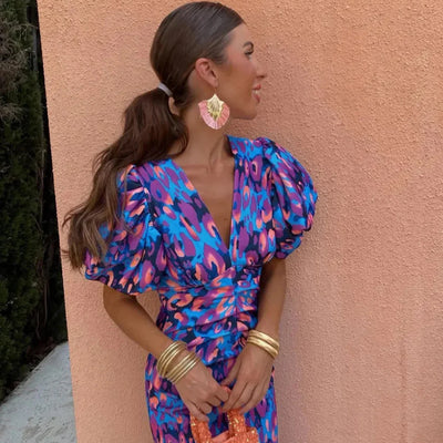Marisa | Long and Colourful Dress