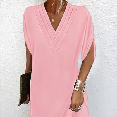 Selene | Elegant Dress with V-Neck