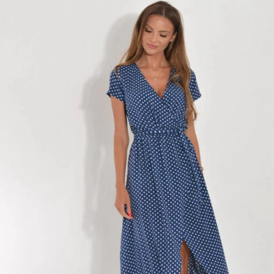 Rolien | Elegant V-neck Dress