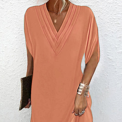 Selene | Elegant Dress with V-Neck