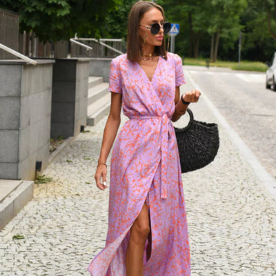 Rolien | Elegant V-neck Dress