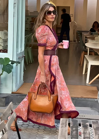 Charlotte | Elegant Pink Maxi Dress