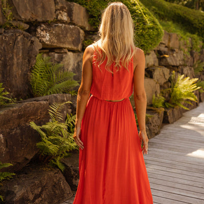 Emma | The summer dress in vibrant orange