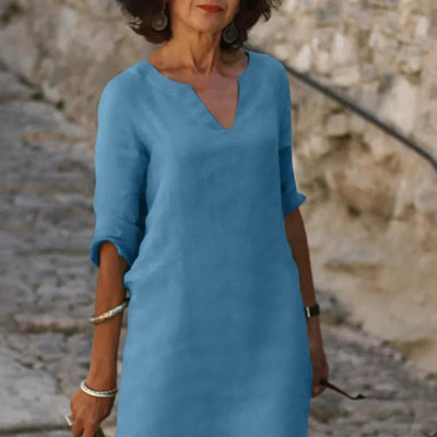 Henrietta | V-neck dress that covers the belly