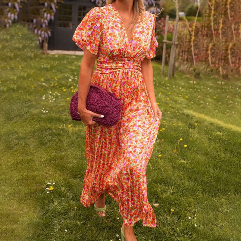 Amelia | Elegant Floral Maxi Dress