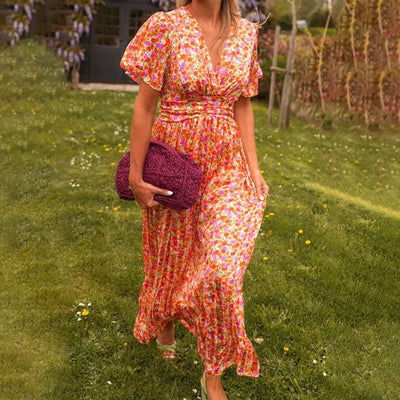 Amelia | Elegant Floral Maxi Dress